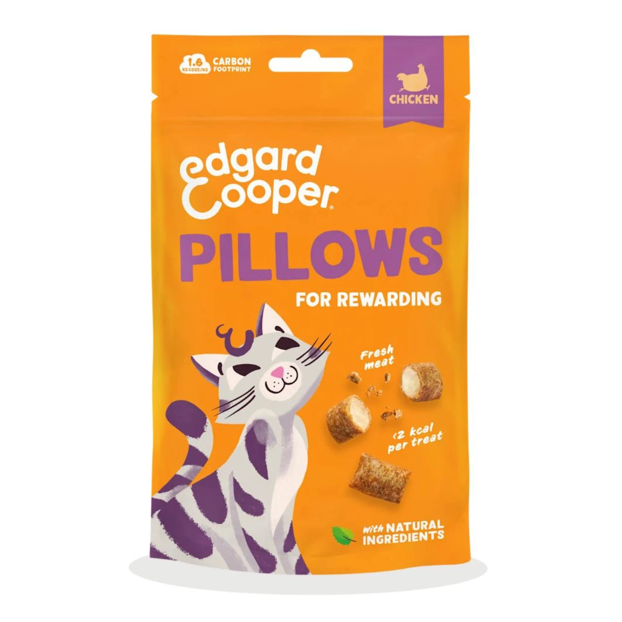 Edgard & Cooper Pillows kattegodbidder kylling 60 g